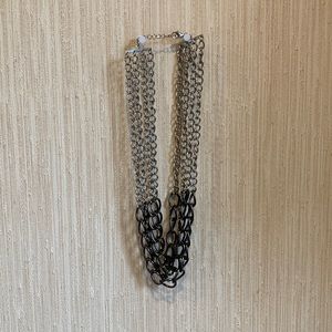 layered chain necklace 🤍